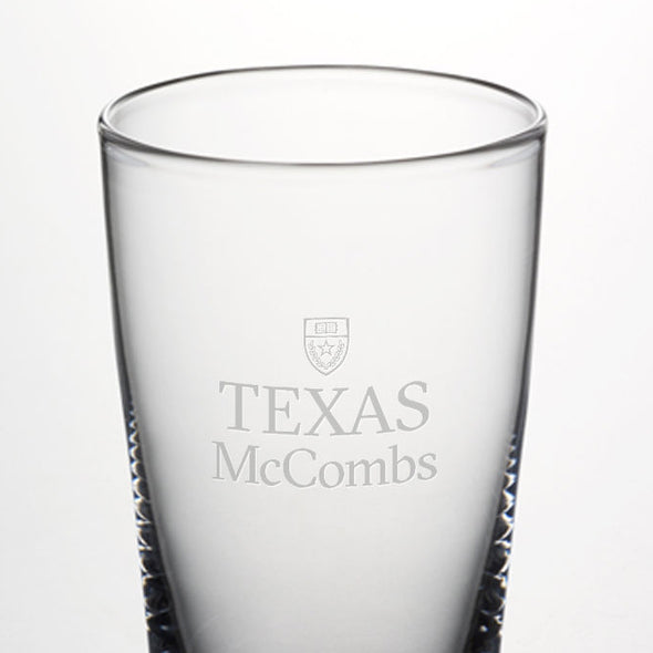 Texas McCombs Ascutney Pint Glass by Simon Pearce