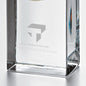 Tepper Tall Glass Desk Clock by Simon Pearce