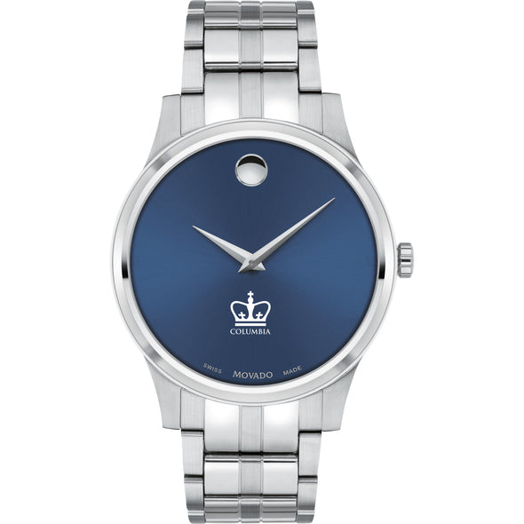Columbia Men's Movado Collection Stainless Steel Watch with Blue Dial