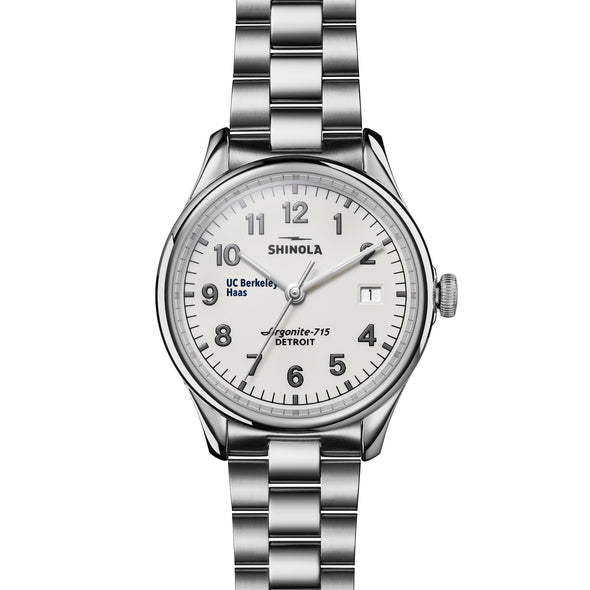 UC Berkeley Haas School of Business Shinola Watch, The Vinton 38 mm Alabaster Dial at M.LaHart & Co.
