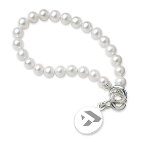 Tepper Pearl Bracelet with Sterling Silver Charm