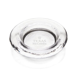 Texas McCombs Glass Wine Coaster by Simon Pearce