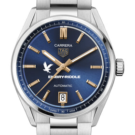 ERAU Women's TAG Heuer Steel Carrera Automatic with Blue Dial