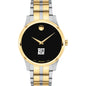 BU Men's Movado Collection Two-Tone Watch with Black Dial