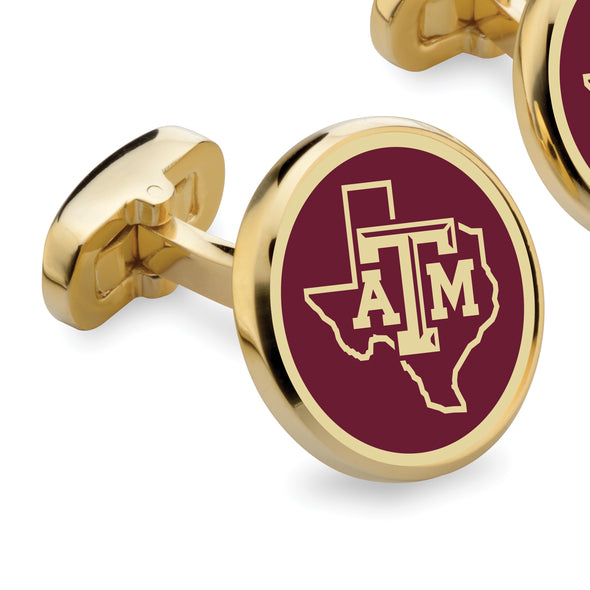 Texas A&M Enamel Cufflinks