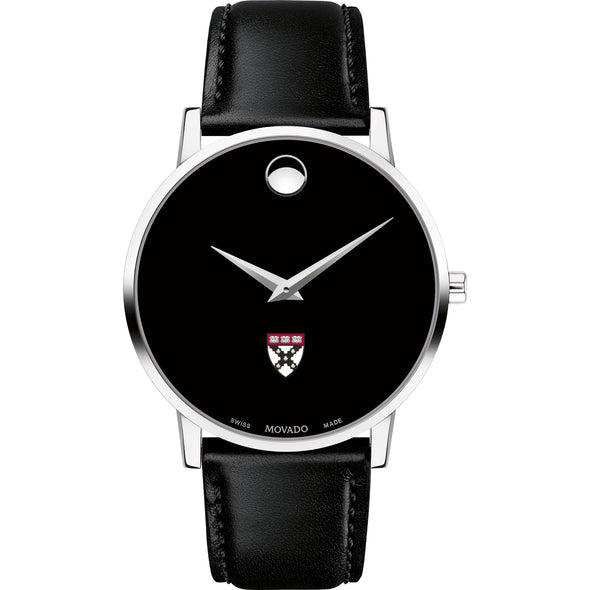 HBS Men's Movado Museum with Leather Strap