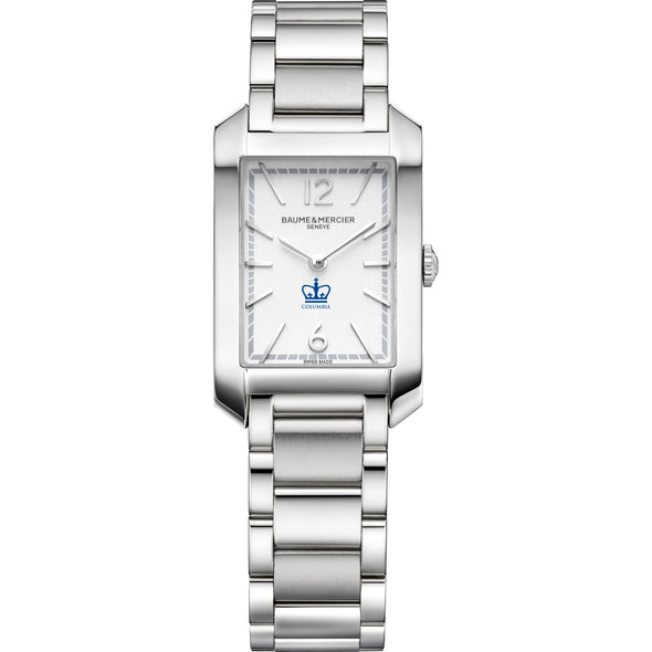 Columbia Women's Baume et Mercier 35X22mm Hampton Watch with Silver Dial & Bracelet