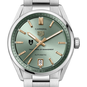 Yale SOM Women's TAG Heuer Steel Carrera Automatic with Green Dial