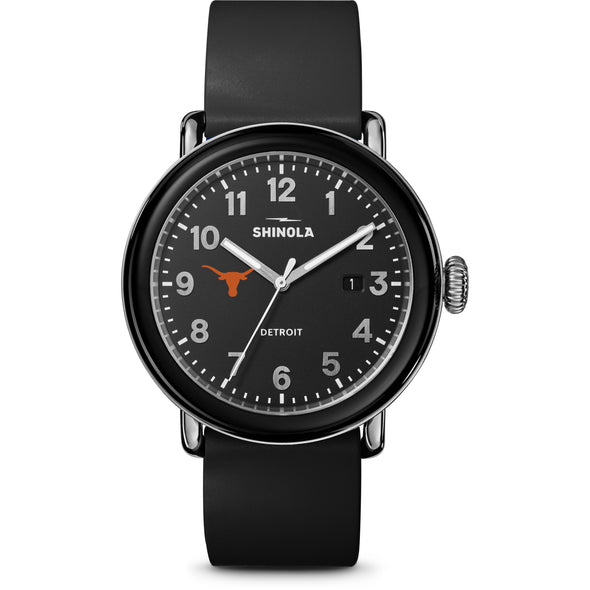 University of Texas Shinola Watch, The Detrola 40 mm Black Dial at M.LaHart & Co.