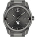 West Virginia University Men's Movado BOLD Gunmetal Grey with Date Window