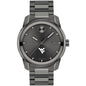 West Virginia University Men's Movado BOLD Gunmetal Grey with Date Window