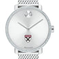 HBS Women's Movado Bold with Crystal Bezel & Mesh Bracelet