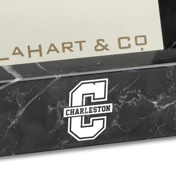 College of Charleston Marble Business Card Holder