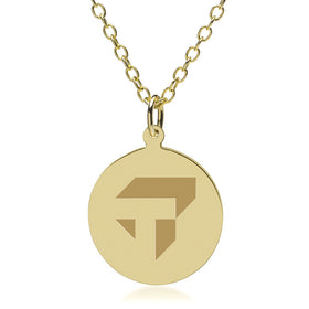 Tepper 18K Gold Pendant & Chain