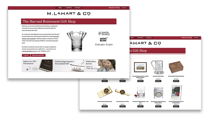 Screenshot of Micro Site