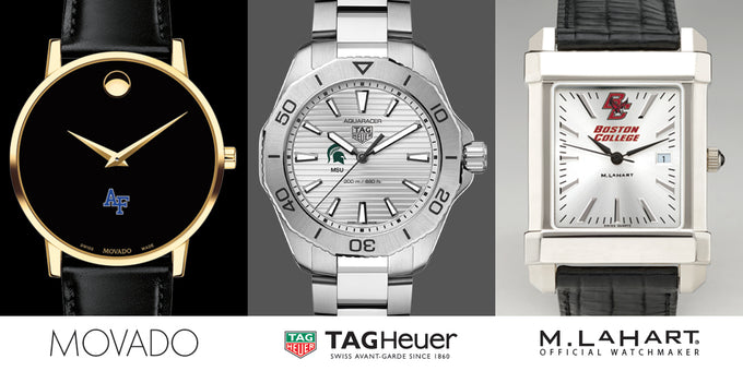 College Watches by Movado, TAG Heuer &amp; M.LaHart