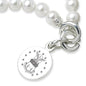 Air Force Academy Pearl Bracelet with Sterling Charm Shot #2