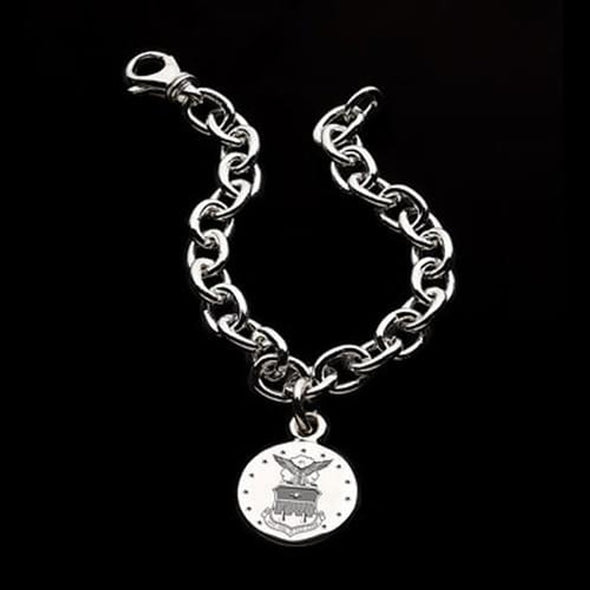 Air Force Academy Sterling Silver Charm Bracelet Shot #1