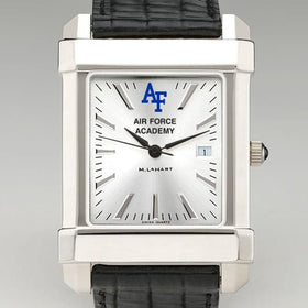 Air Force Men&#39;s Collegiate Watch with Leather Strap Shot #1