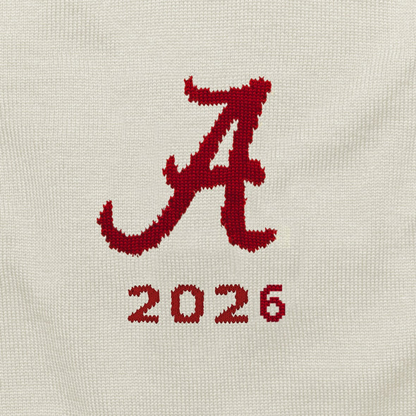 Alabama Class Year Ivory and Red Sweater Shot #2