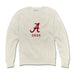 Alabama Class Year Ivory and Red Sweater