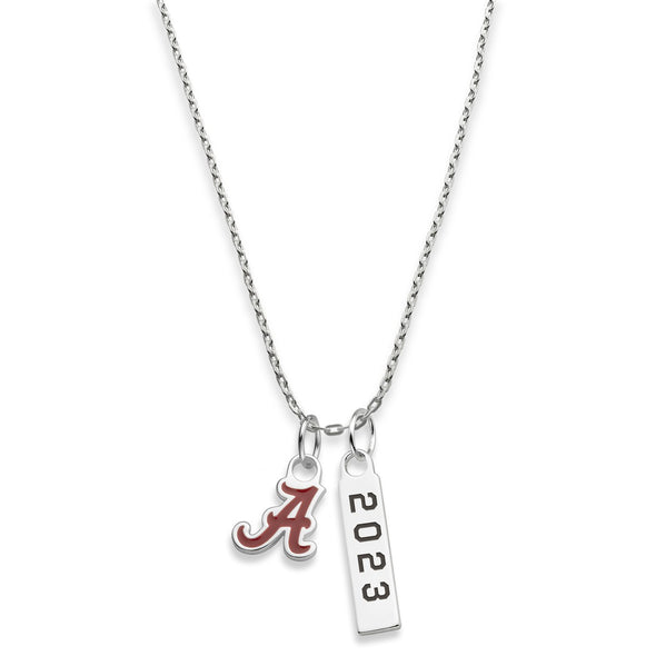 Alabama Class Year Sterling Silver Necklace Shot #3