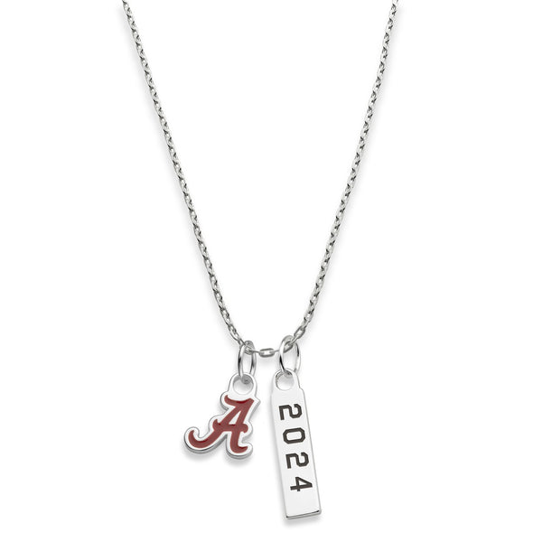 Alabama Class Year Sterling Silver Necklace Shot #2