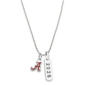 Alabama Class Year Sterling Silver Necklace Shot #1