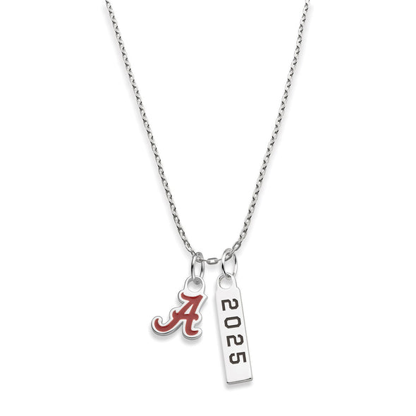 Alabama Class Year Sterling Silver Necklace Shot #2