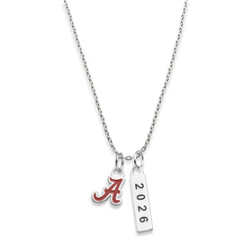 Alabama Class Year Sterling Silver Necklace Shot #1