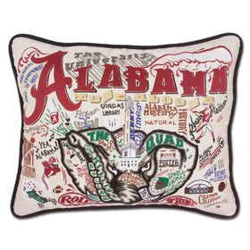 Alabama Embroidered Pillow Shot #1