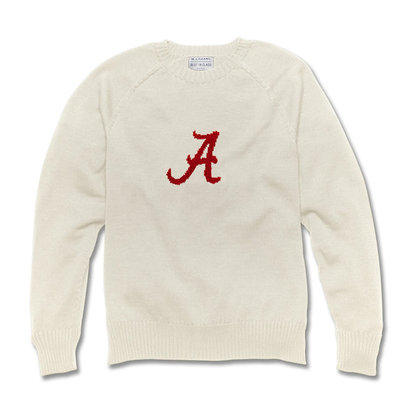 Alabama Ivory and Red Letter Sweater by M.LaHart Shot #1