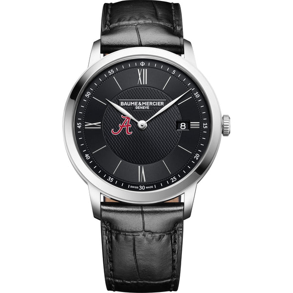 Alabama Men's Baume et Mercier 40mm Classima Quartz Watch with Black Dial & Black Leather Strap Shot #2