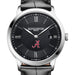 Alabama Men's Baume et Mercier 40mm Classima Quartz Watch with Black Dial & Black Leather Strap