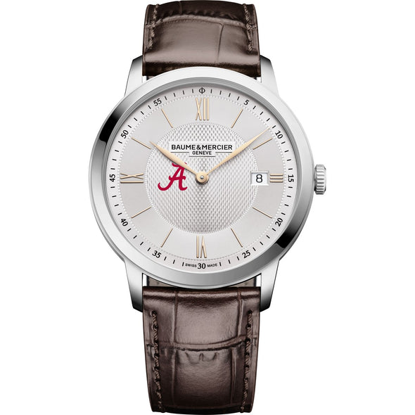 Alabama Men's Baume et Mercier 40mm Classima Quartz Watch with Silver Dial & Dark Brown Leather Strap Shot #2