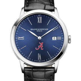 Alabama Men's Baume et Mercier 40mm Classima Watch with Blue Dial & Black Leather Strap Shot #1