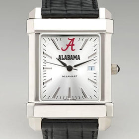 Alabama Men&#39;s Collegiate Watch with Leather Strap Shot #1