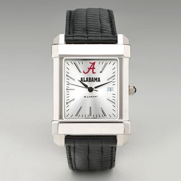 Alabama Men&#39;s Collegiate Watch with Leather Strap Shot #2