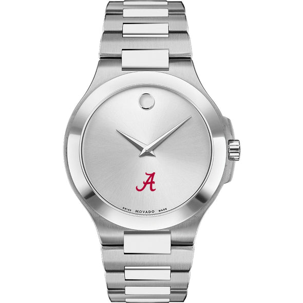 Alabama Men&#39;s Movado Collection Stainless Steel Watch with Silver Dial Shot #2