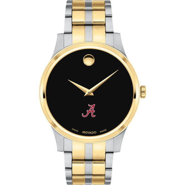 Alabama Men's Movado Collection Two-Tone Watch with Black Dial Shot #2