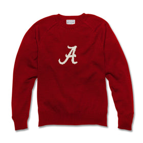 Alabama Red and Ivory Letter Sweater by M.LaHart Shot #1