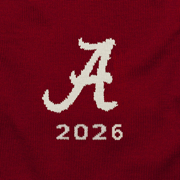 Alabama Red and Ivory Sweater with Class Year Shot #2
