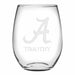 Alabama Stemless Wine Glasses Made in the USA