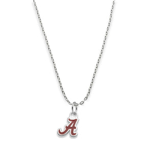 Alabama Sterling Silver Necklace with Enamel Charm Shot #1