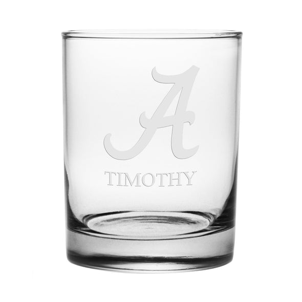 Alabama Tumbler Glasses - Set of 2 Made in USA Shot #1