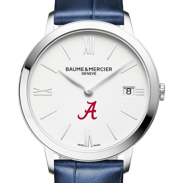 Alabama Women's Baume et Mercier 36.5mm Classima Watch with White Dial & Blue Leather Strap Shot #1