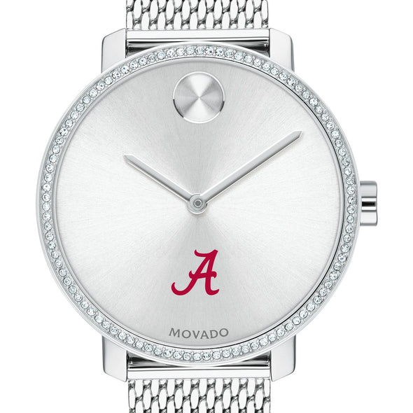 Alabama Women's Movado Bold with Crystal Bezel & Mesh Bracelet Shot #1