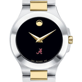 Alabama Women&#39;s Movado Collection Two-Tone Watch with Black Dial Shot #1