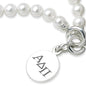 Alpha Delta Pi Pearl Bracelet with Sterling Charm Shot #2