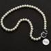 Alpha Delta Pi Pearl Necklace with Sterling Charm